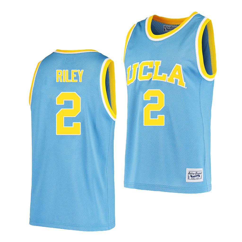 Men #2 Cody Riley UCLA Bruins College Jerseys Sale-Retro Blue - Click Image to Close